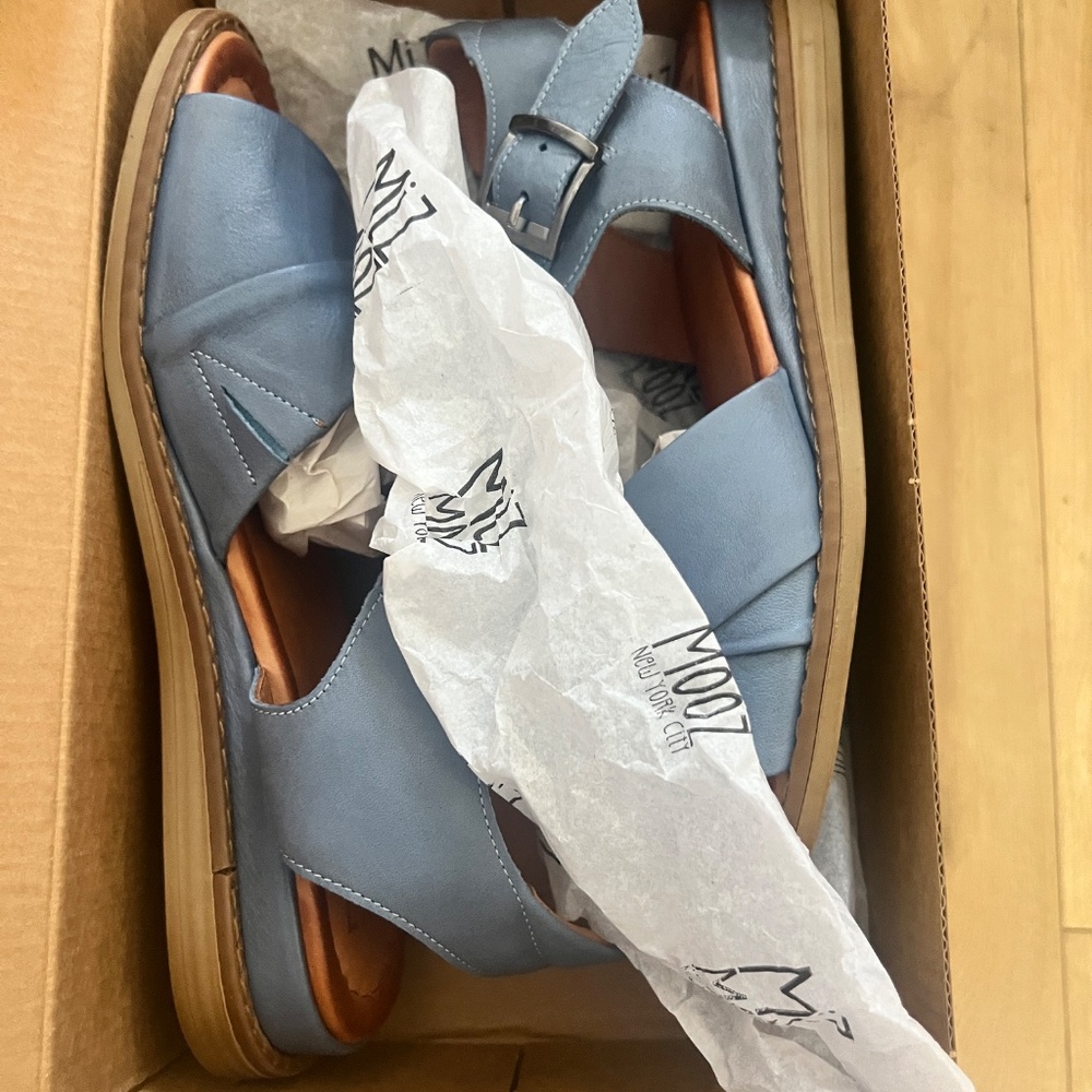 Miz Mooz Leather Adjustable..., Haley, Blue Y2k - Picture 4 of 5